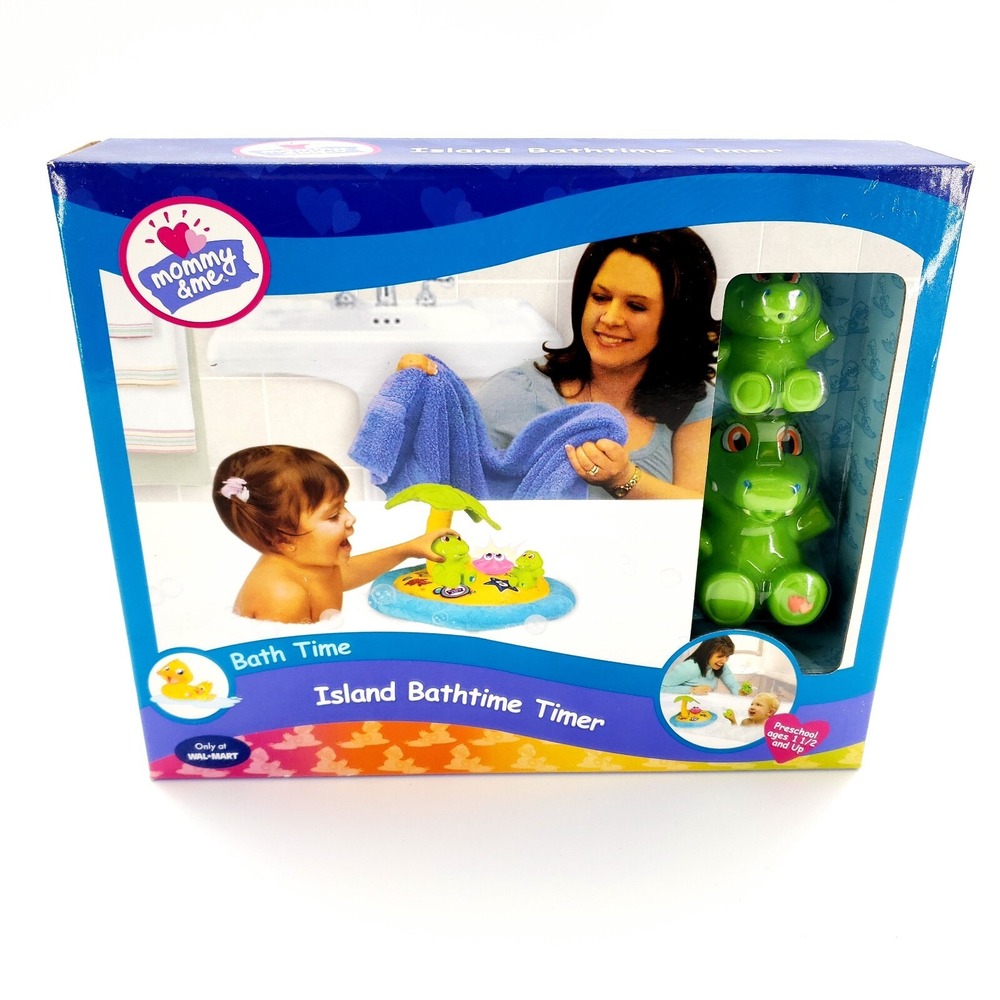 Mommy & Me Bath Time Island Bathtime Timer Brand New Sealed